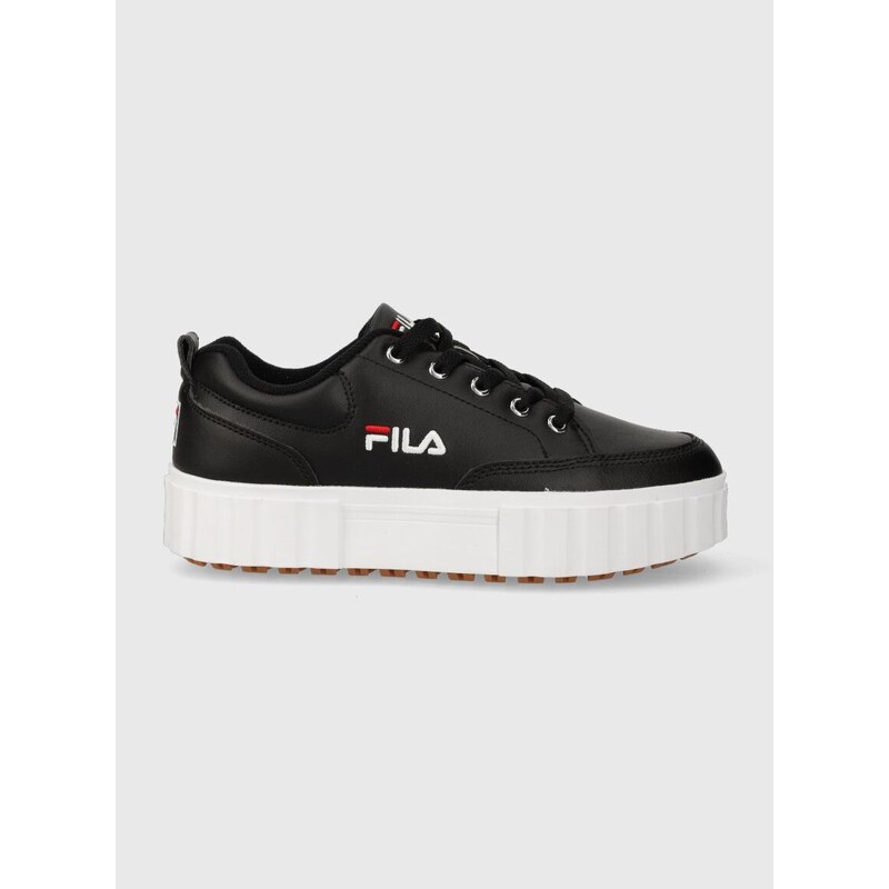 Sneakers boty Fila SANDBLAST černá barva, FFW0060