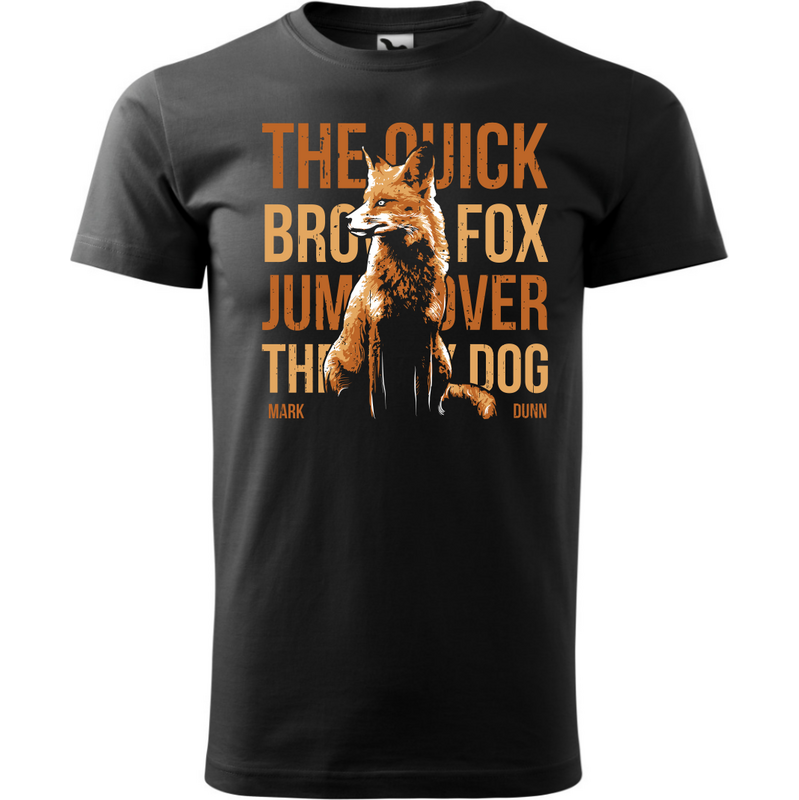 Fenomeno Pánské tričko The quick fox