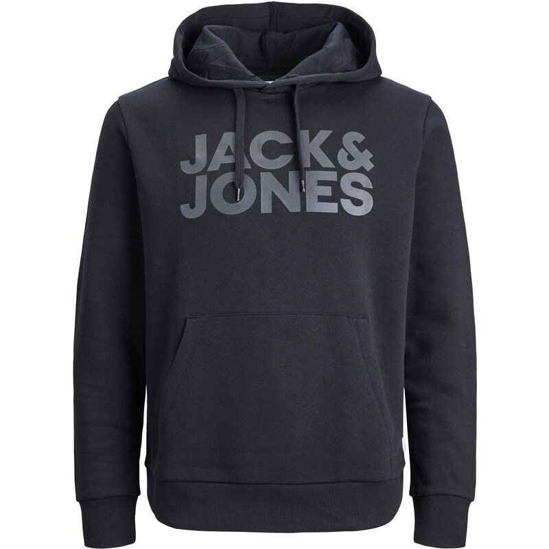 Jack&Jones Pánská mikina JJECORP Regular Fit 12152840 Black/Large Prin M