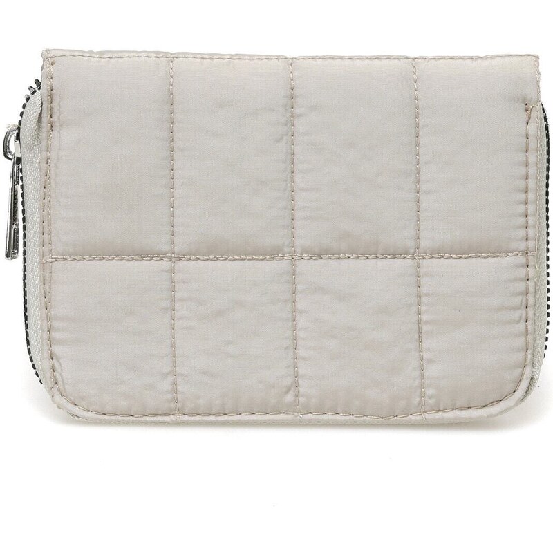 Butigo Satin Quilted 3FX Beige Women's Wallet