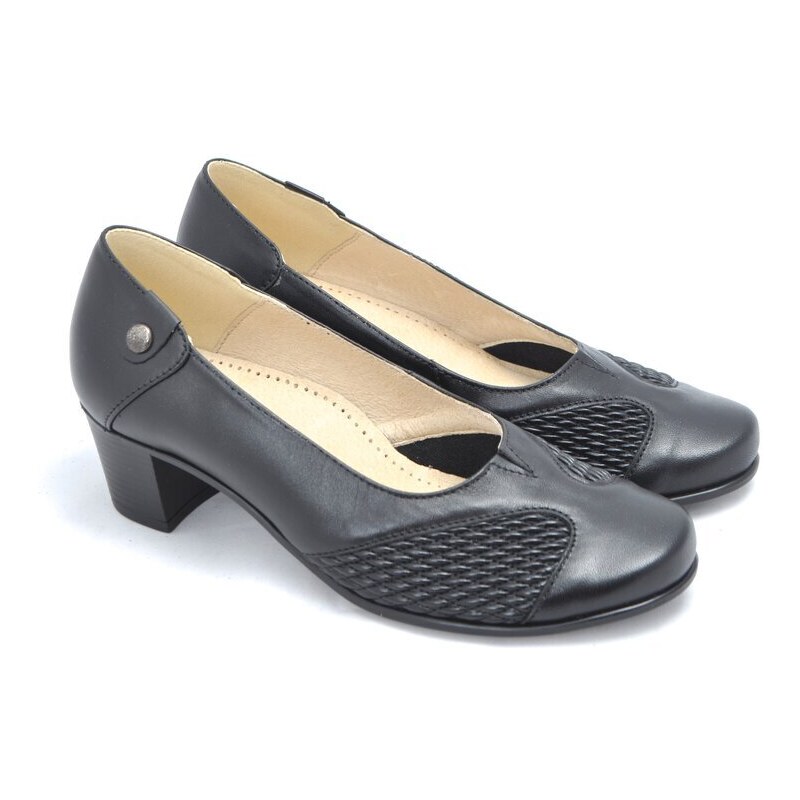 Klasické elegantní lodičky Barton 2322 černá 109372069
