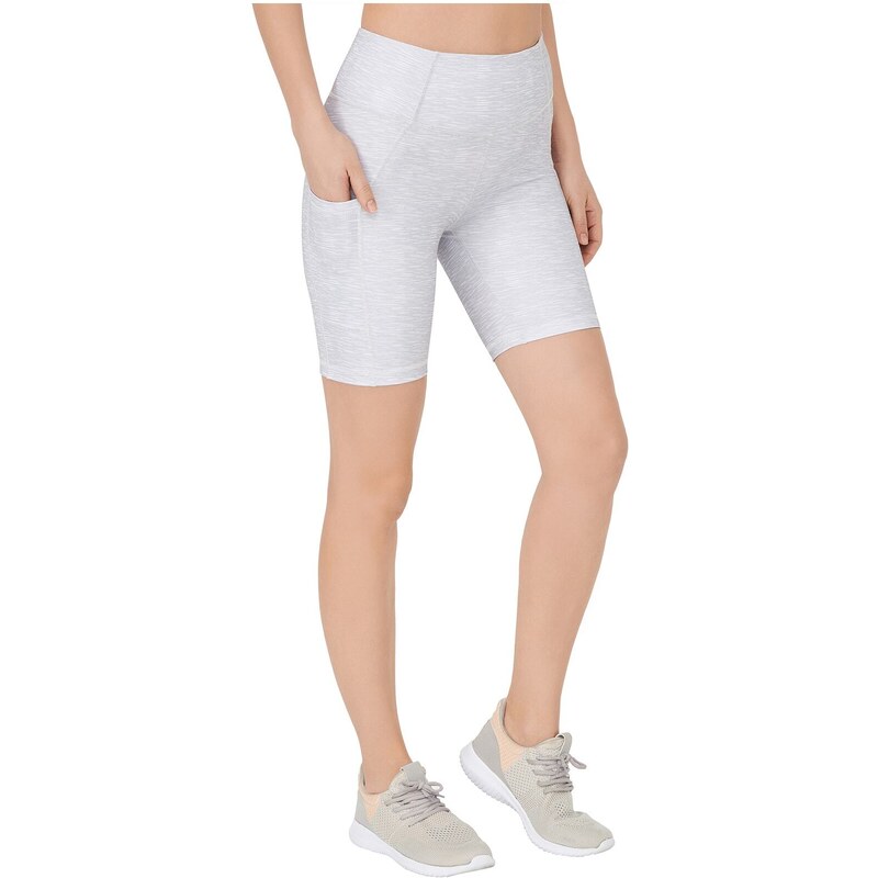 LOS OJOS Women's Brittle Gray High Waist Contouring Double Pocket