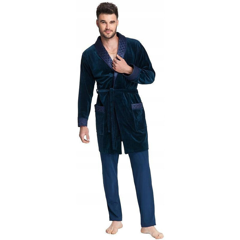 Pánský župan Luna 425 Velour 3XL