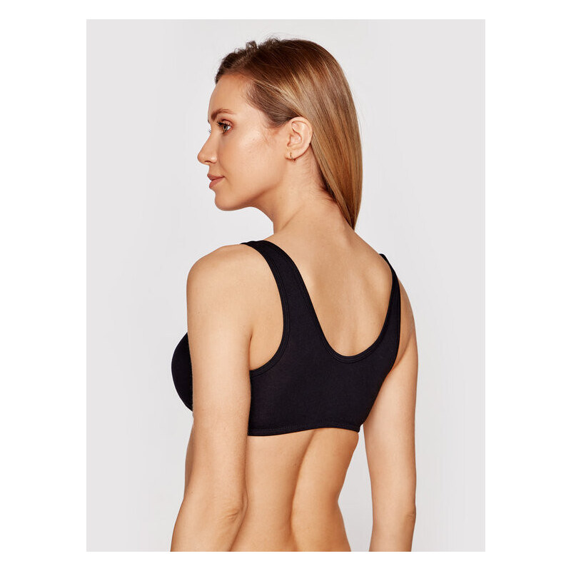 Bralette sportovní podprsenka 164403 1P227 00020 černá - Emporio Armani