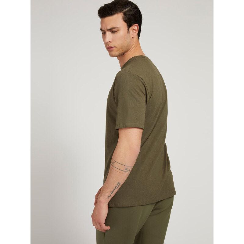 Pánské tričko U1YA15JR06K - G8F6 khaki - Guess