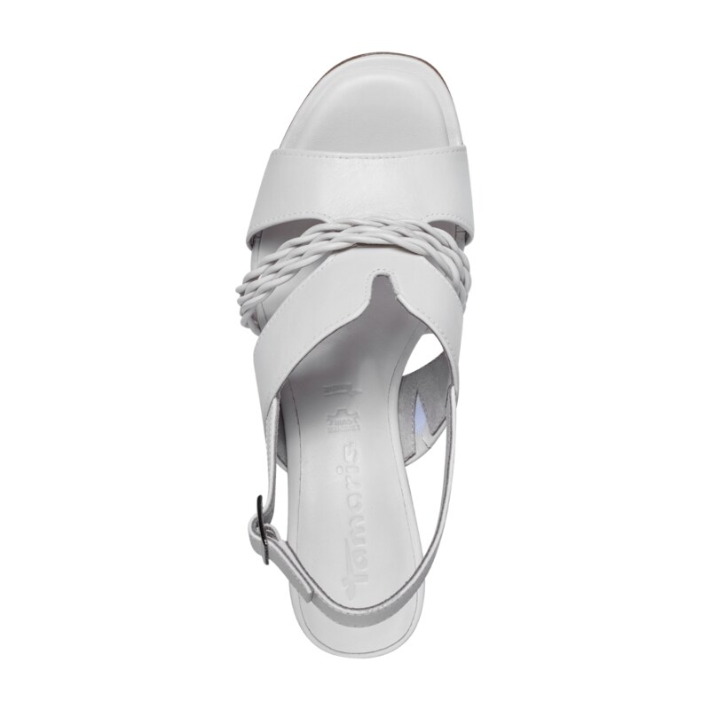 Trendy sandály Tamaris 1-1-28341-20 bílá