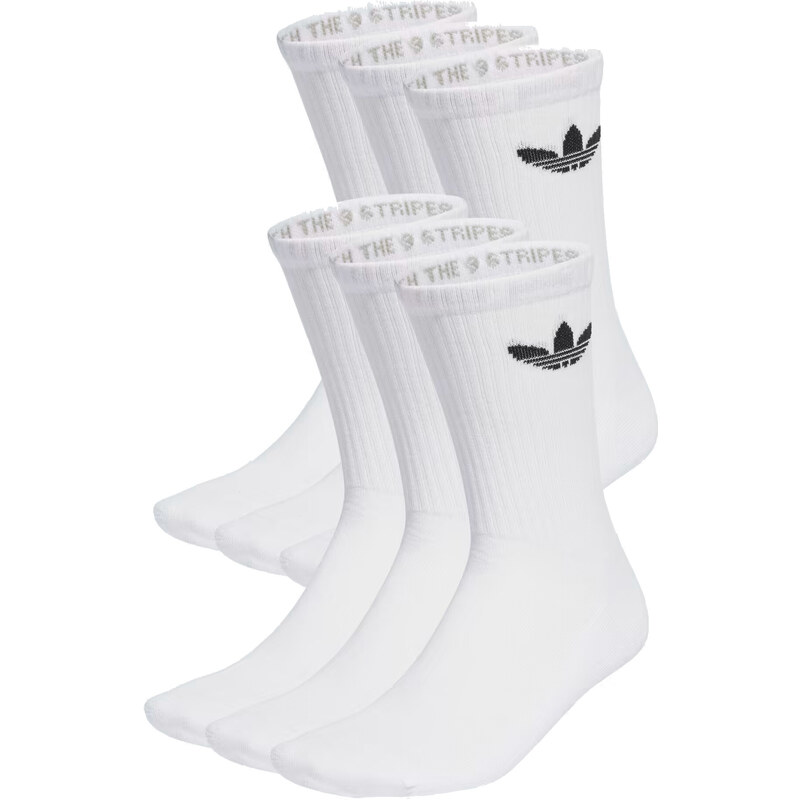 Ponožky adidas Originals Trefoil Cushion Crew 6P ij5619