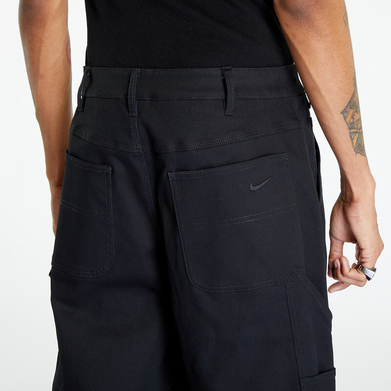 Pánské plátěné kalhoty Nike Life Carpenter Pants Black