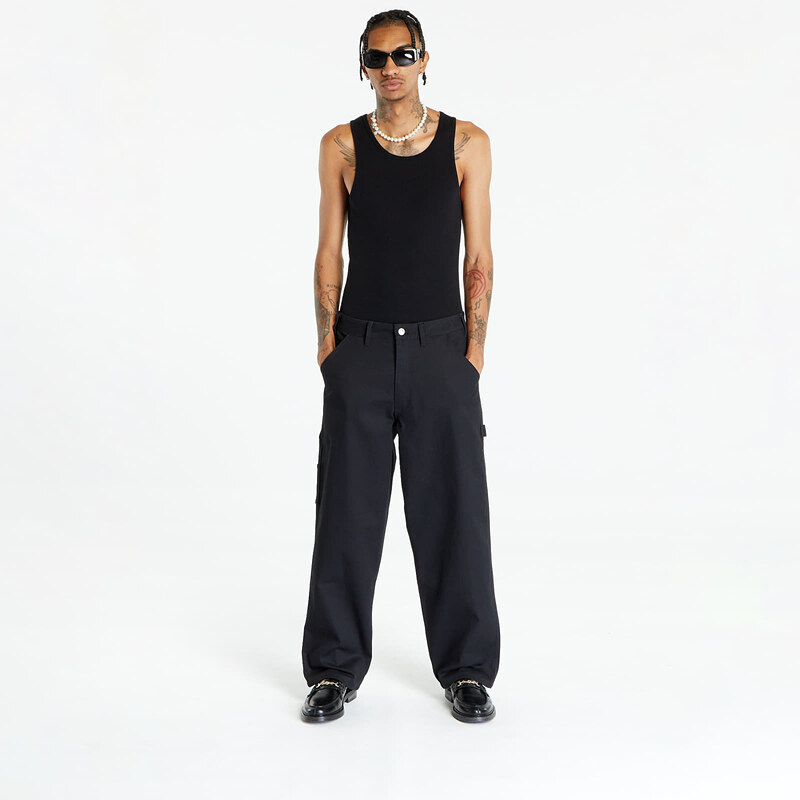 Pánské plátěné kalhoty Nike Life Carpenter Pants Black