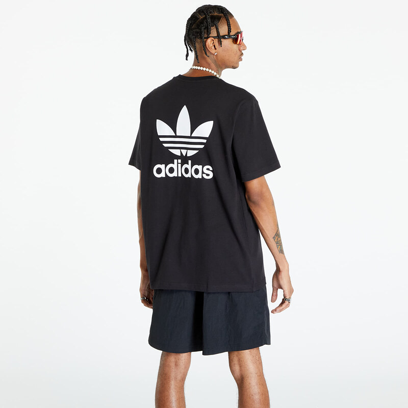 adidas Originals Pánské tričko adidas Back+Front Trefoil Boxy Tee Black/ White