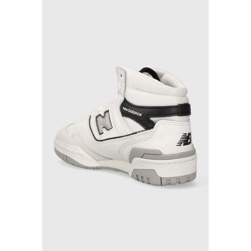 Sneakers boty New Balance BB650RWH bílá barva
