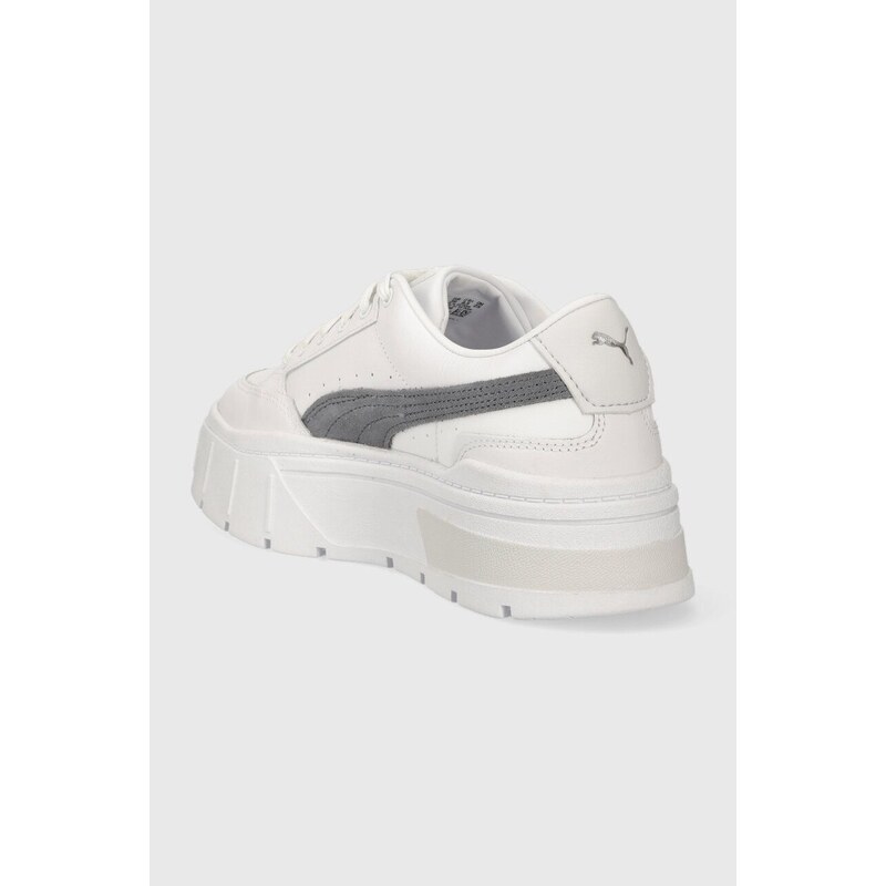 Kožené sneakers boty Puma Mayze Stack Wns bílá barva, 384363
