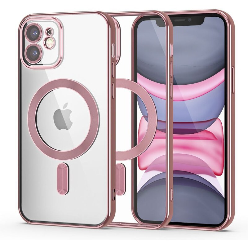 Ochranný kryt na iPhone 11 - Tech-Protect, Magshine MagSafe Rose