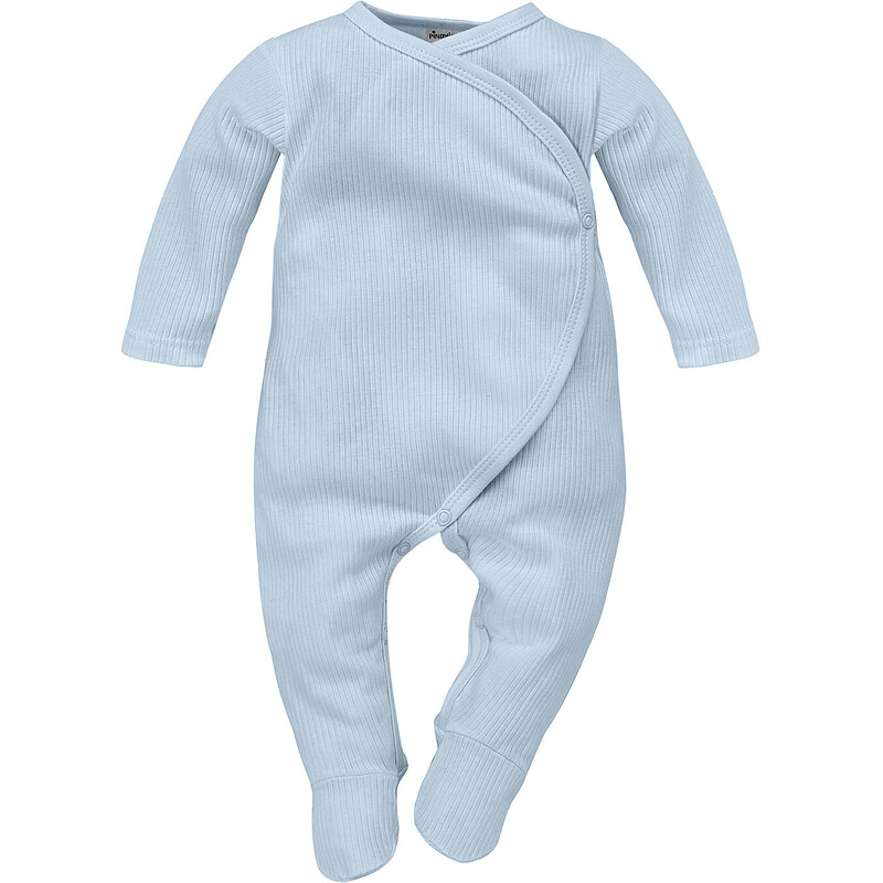 Pinokio Lovely Day Babyblue Wrapped Overall LS Blue Stripe