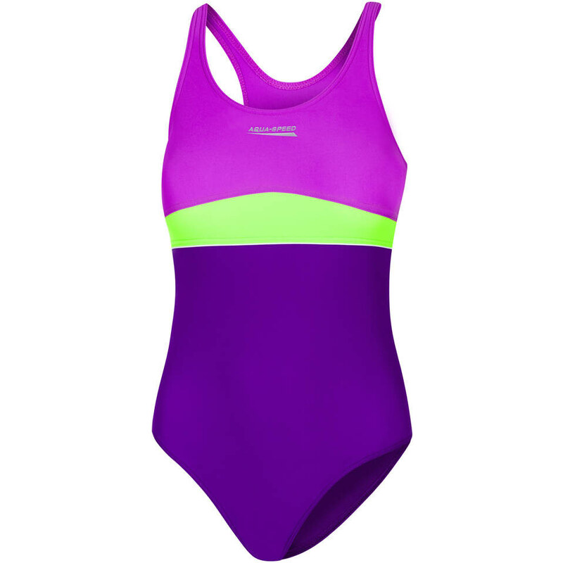 AQUA SPEED Plavky EMILY Dark Violet/Green/Violet