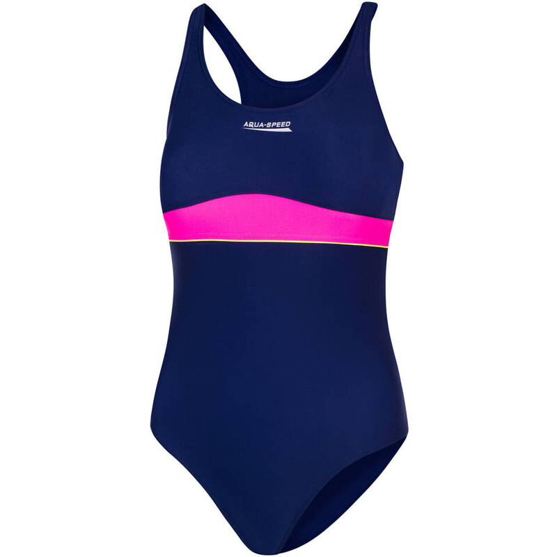 AQUA SPEED Plavky EMILY Navy Blue/Pink