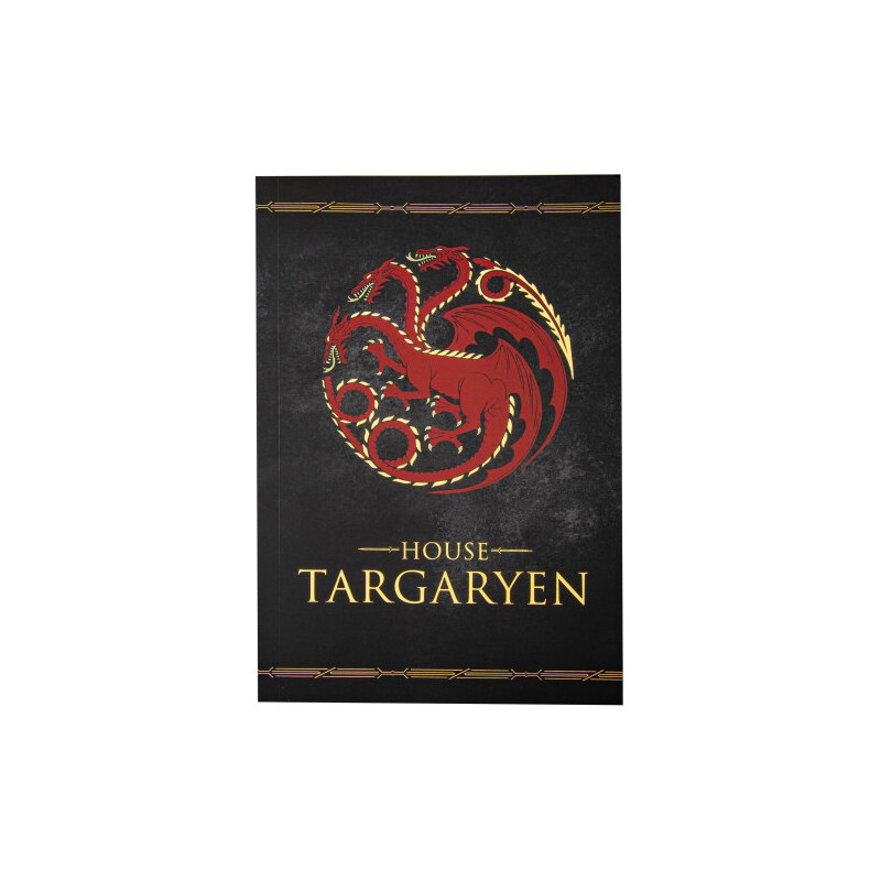 Cinereplicas Sešit Game of Thrones - Targaryen