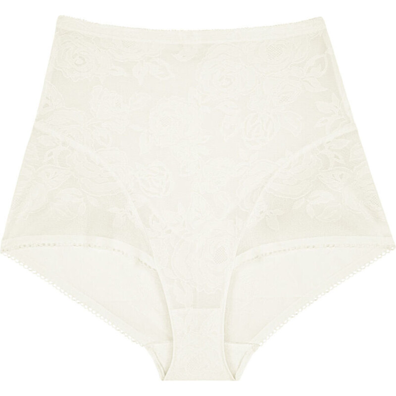 Dámské kalhotky Wild Rose Sensation Highwaist Panty bílé - Triumph