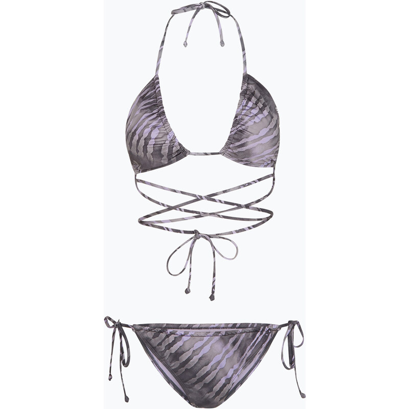 Dámské dvoudílné plavky ONeill Kat Becca Wow Bikini grey tie dye