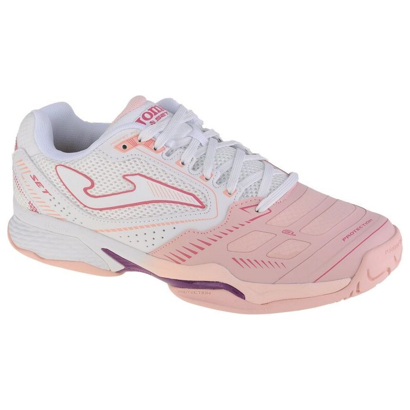 Dámské boty na tenis Joma T Set Lady 2213 bílo-růžové