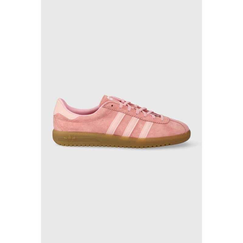 Semišové sneakers boty adidas Originals růžová barva - GLAMI.cz