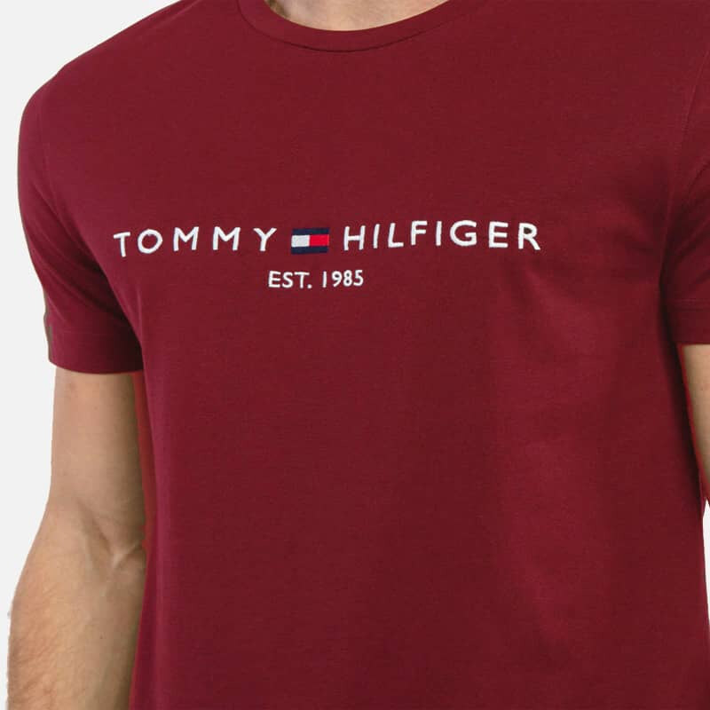 Pánské červené triko Tommy Hilfiger 22913