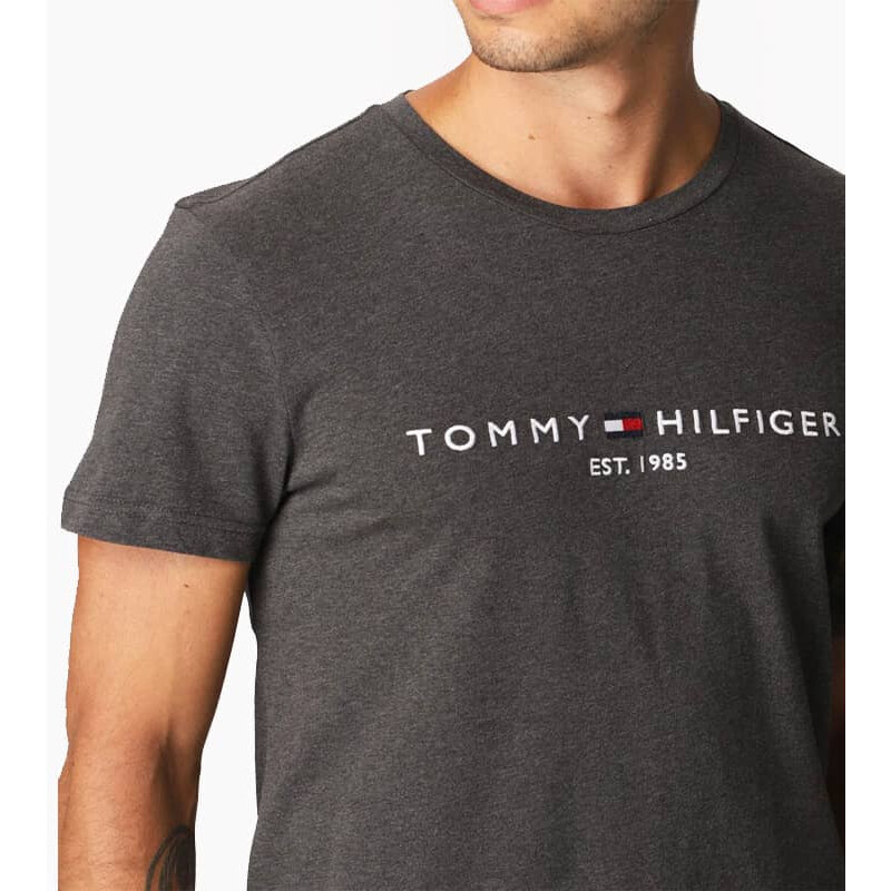 Pánské tmavě šedé triko Tommy Hilfiger 22398
