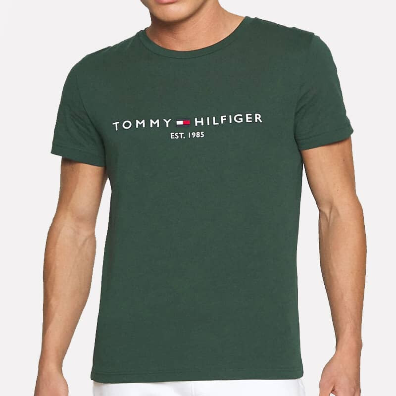 Pánské zelené triko Tommy Hilfiger 22354