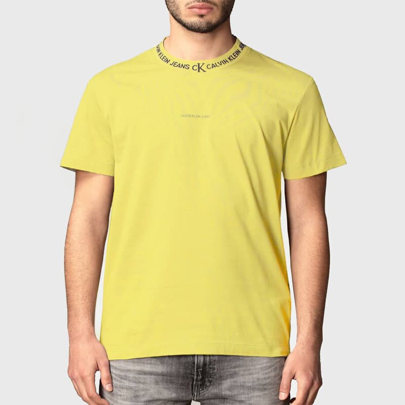 Pánské žluté triko Calvin Klein 25641
