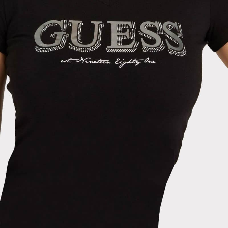 Dámské černé triko Guess 34137