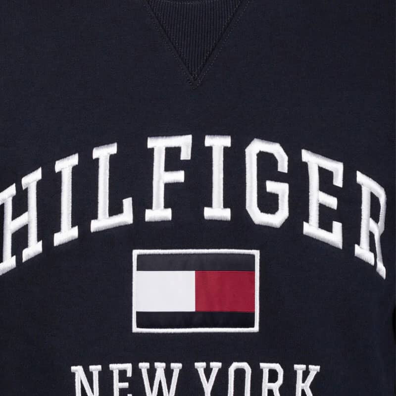 Pánská modrá mikina Tommy Hilfiger Modern Varsity 47065