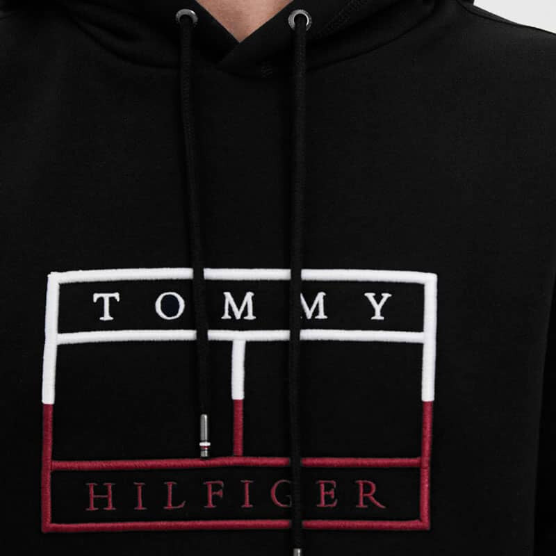 Pánská černá mikina Tommy Hilfiger 47229