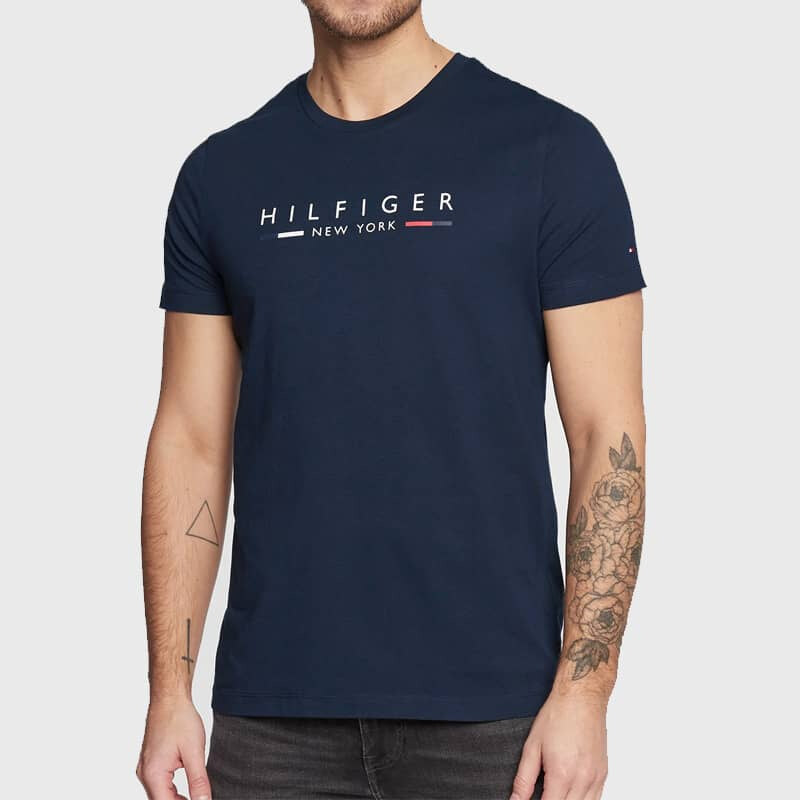 Pánské modré triko Tommy Hilfiger 47421