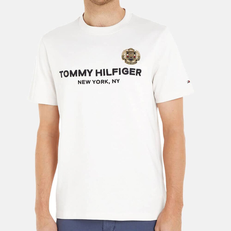 Pánské bílé triko Tommy Hilfiger 54152