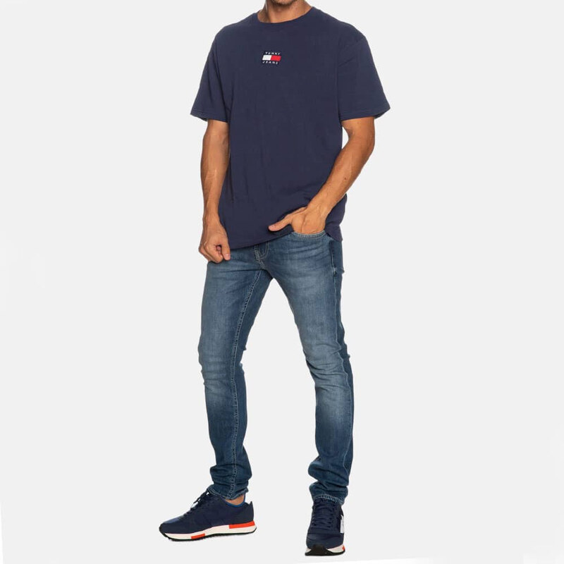 Pánské modré triko Tommy Hilfiger Jeans 54148