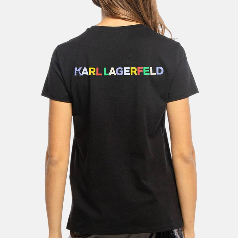 Dámské černé triko Karl Lagerfeld 55430