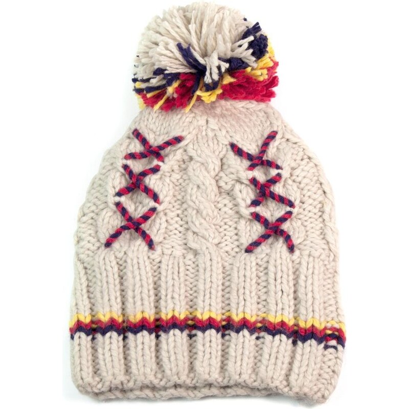 Art of Polo Béžová čepice se zimním vzorem