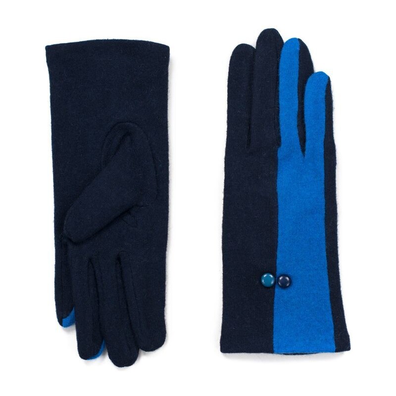 Art of Polo Dámské modré rukavice dvoubarevné
