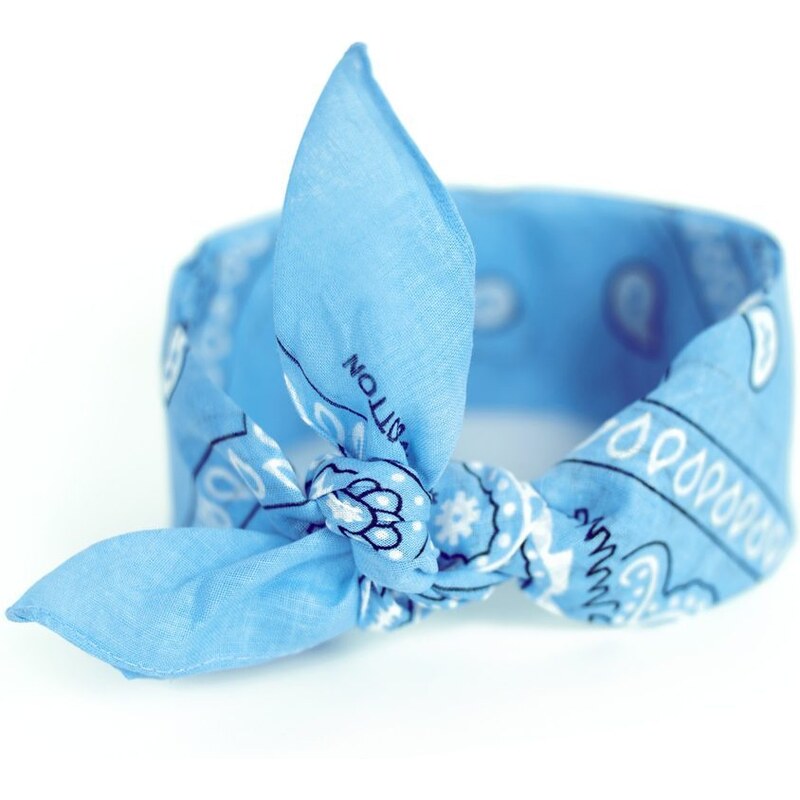 Art of Polo Šátek do vlasů pin-up do vlasů v odstínu světle modré (baby-blue)