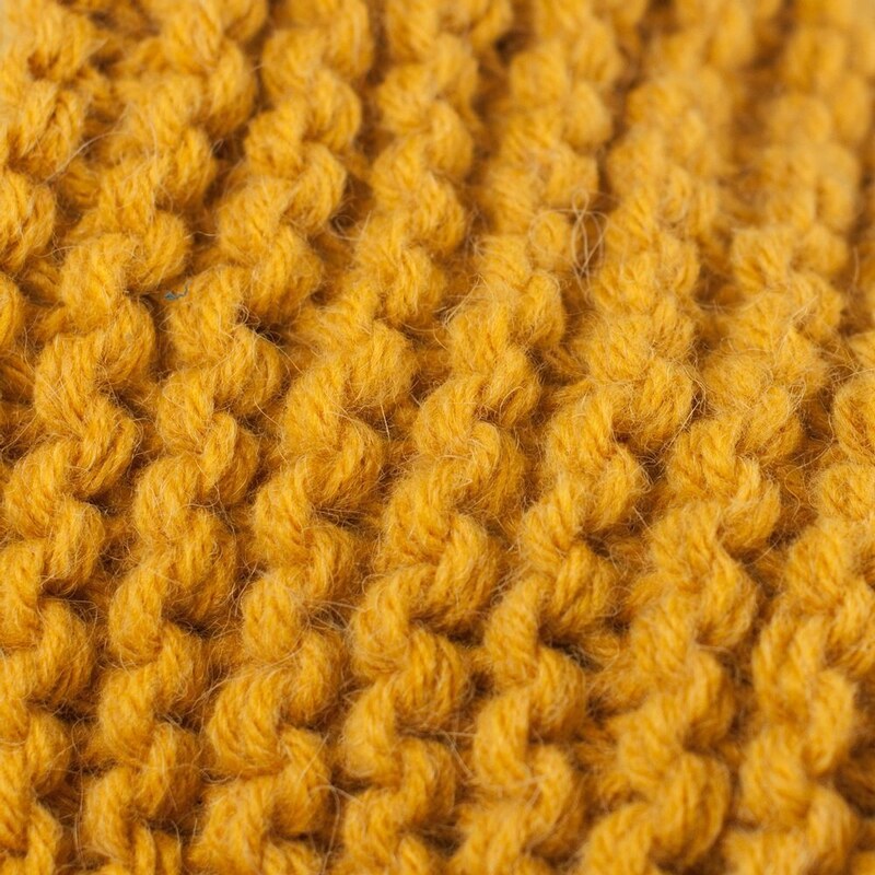 Art of Polo Pletená čepice žlutá