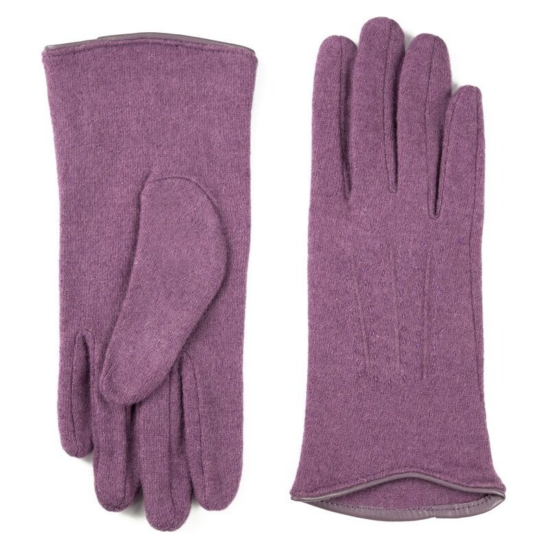 Art of Polo Klasické vlněné rukavice fialové
