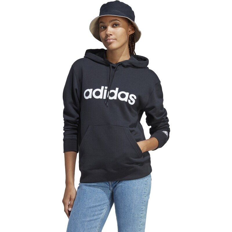 adidas Performance adidas Essentials Linear Hoodie BLACK/WHITE 84172995