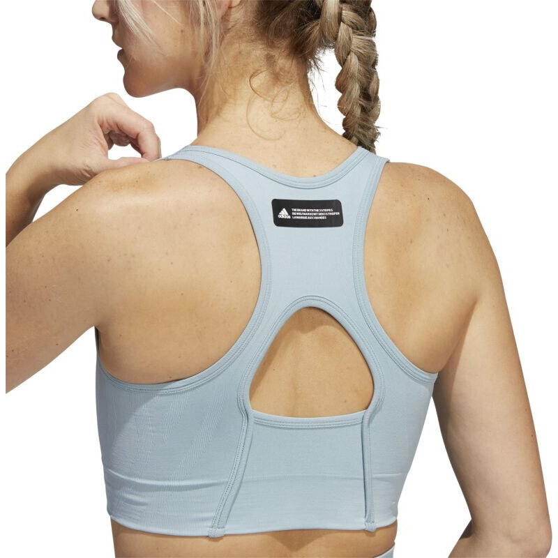 Sportovní podprsenka FORMOTION SCULPT MEDIUM SUPPORT BRA HE2109 modrá - Adidas