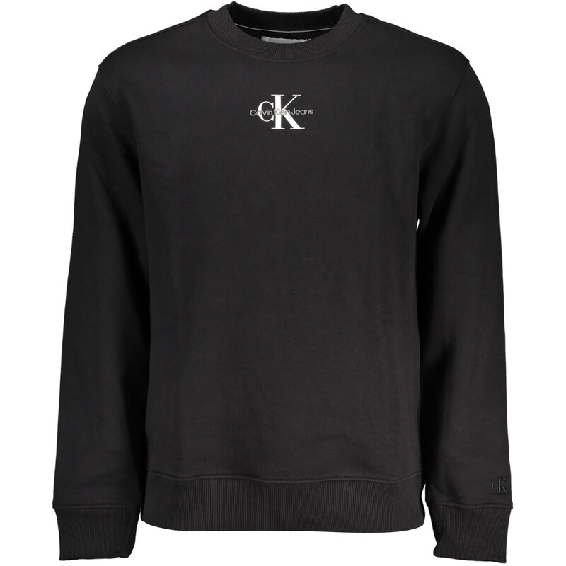 Černá mMikina Calvin Klein bez zipu