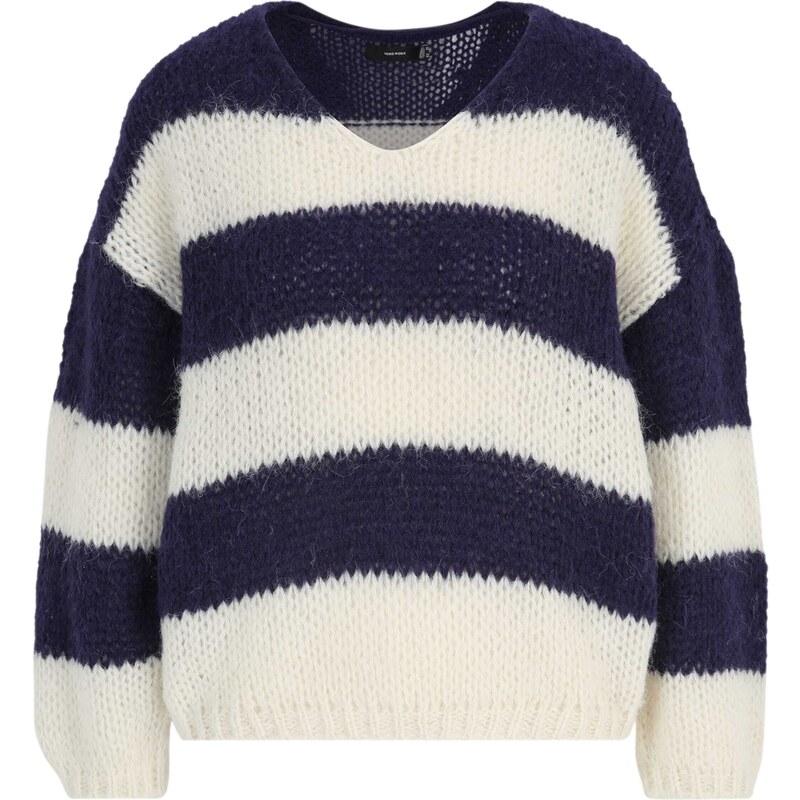Vero Moda Petite Svetr 'VMERIN' noční modrá / offwhite