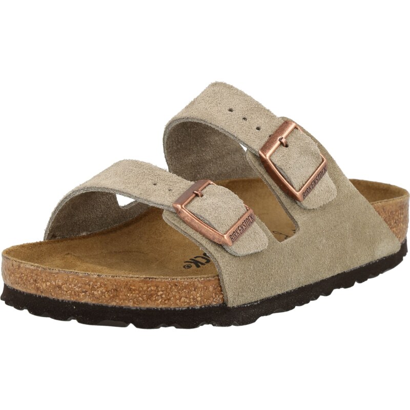 BIRKENSTOCK Sandály Arizona šedobéžová