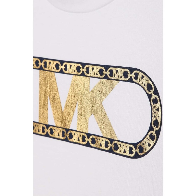 Dětské tričko Michael Kors bílá barva