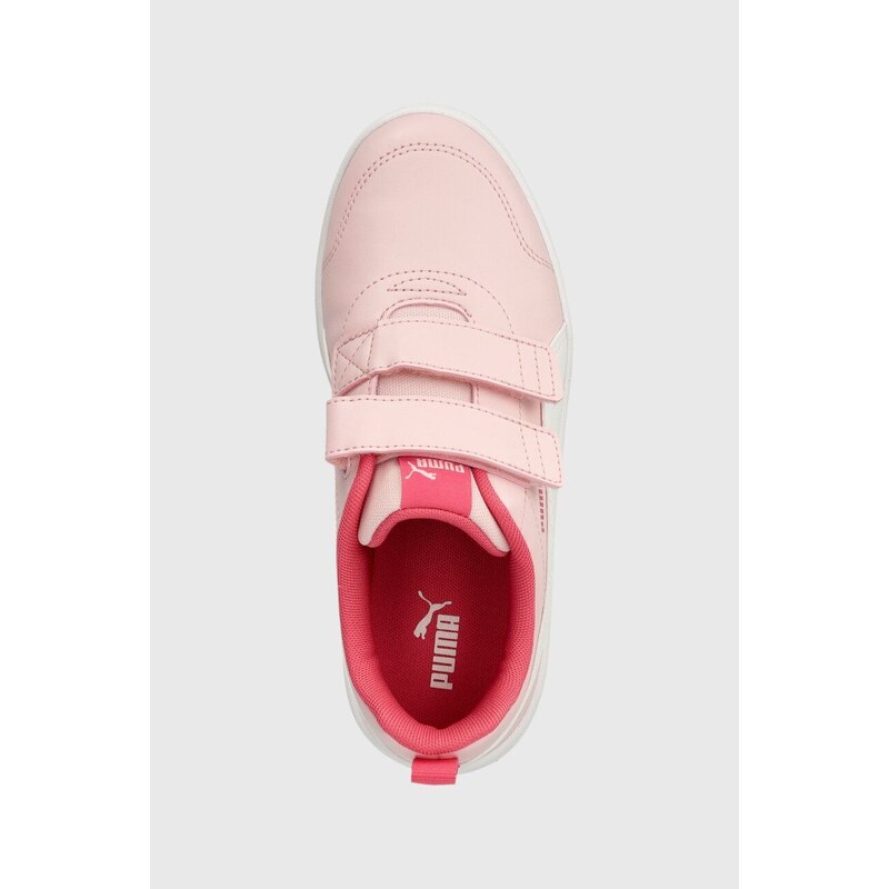 Dětské sneakers boty Puma Courtflex v2 růžová barva