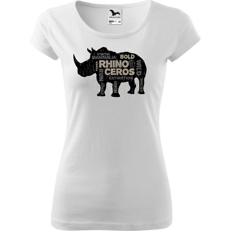 Fenomeno Dámské tričko Bold rhino