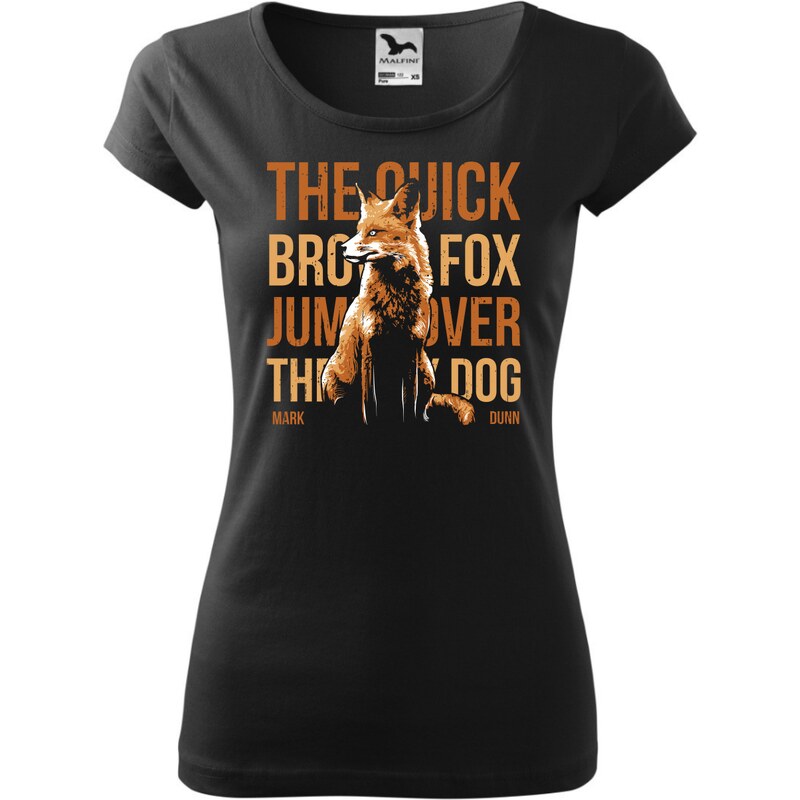Fenomeno Dámské tričko The quick fox